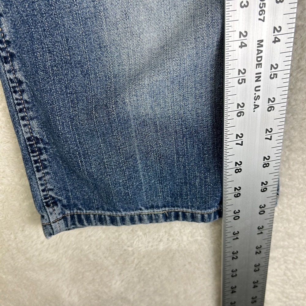 Silver Cropped Capri Jeans Womens Size 30 Blue Denim Low Rise Classic Stretch - Picture 13 of 15